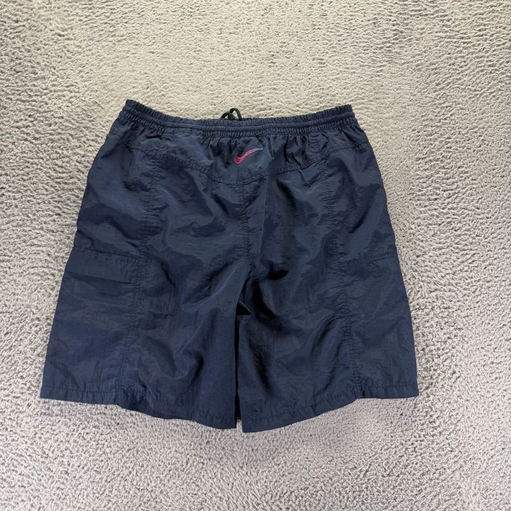 Vintage Nike Air Short Mens XL Blue Nylon Cargo Workwear Outdoor Summer Retro